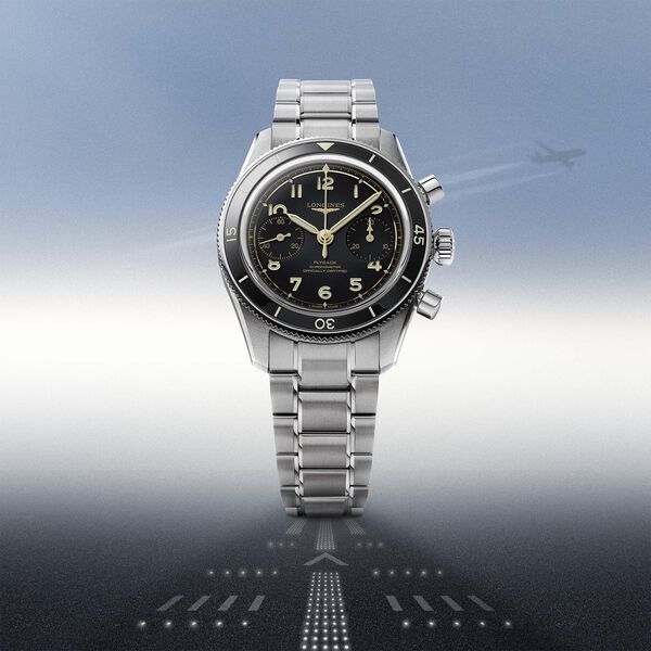 Spirit Flyback 40 mm chronograph manuelle en acier inoxydable